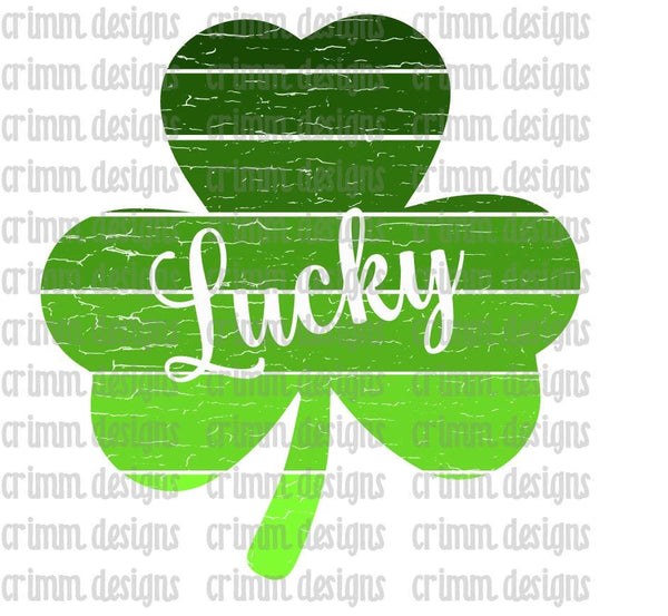 Lucky Shamrock Sublimation Design Download