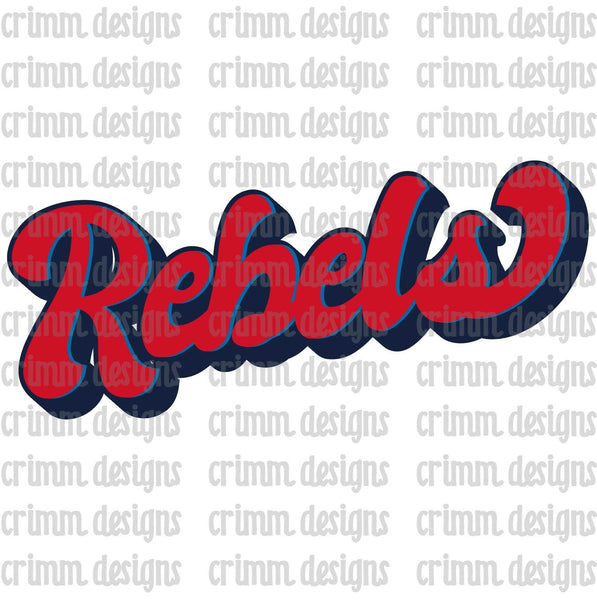 Layered Retro Rebels Sublimation Design Download