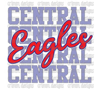 Central Eagles Sublimation Design Download