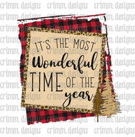 It's the Most Wonderful Time of the Year Sublimation Design Download