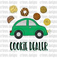 Cookie Dealer Sublimation Design Digital Download