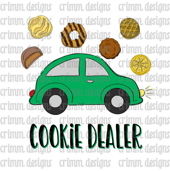 Cookie Dealer Sublimation Design Digital Download