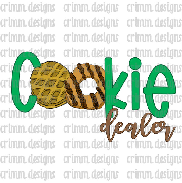 Cookie Dealer Sublimation Design Digital Download