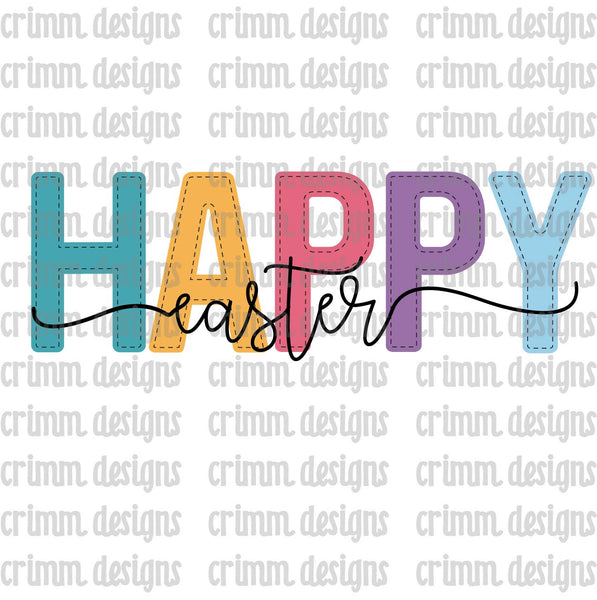 Happy Easter Sublimation Design Digital Download